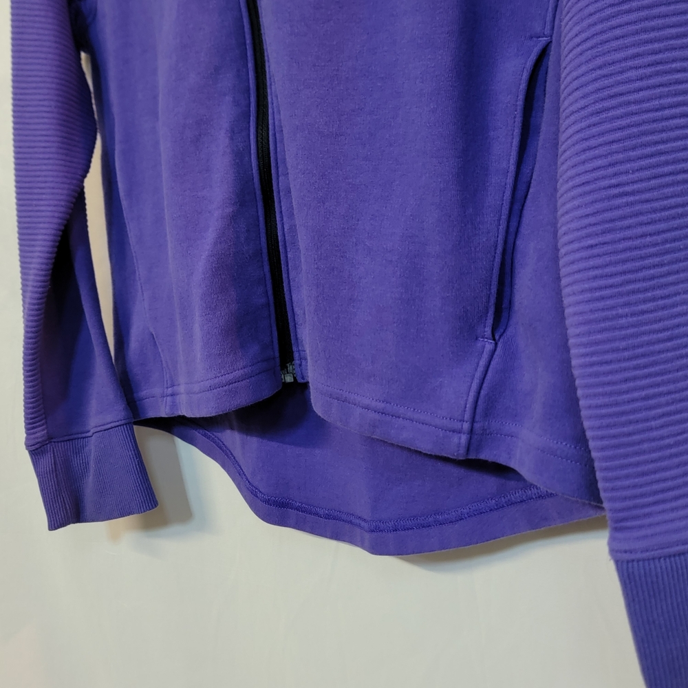Under Armour Girls Youth MediumPurple Full Zip Hoodie - Picture 7 of 10
